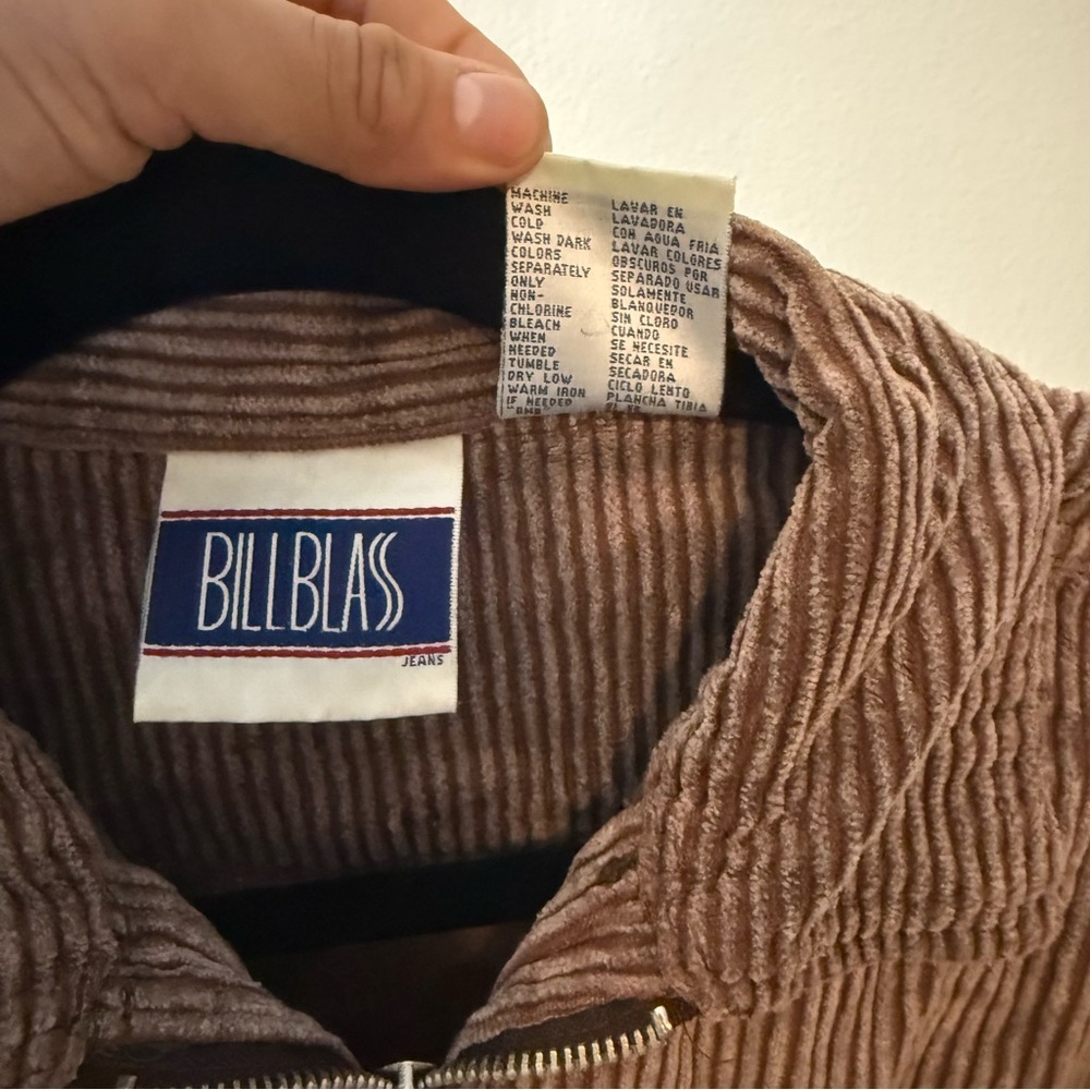 Bill Blass Tan Corduroy Jacket - Picture 5 of 10